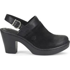 Born Black Vidar Suede Clog